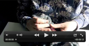 Cathy doing Parlour Style purl - video